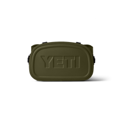 YETI Hopper Flip 18 Backpack Cooler in Olive.