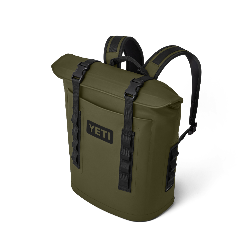 YETI Hopper Flip 18 Backpack Cooler in Olive.