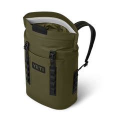 YETI Hopper Flip 18 Backpack Cooler in Olive.