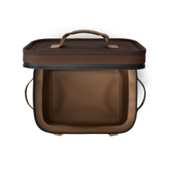 YETI soft cooler the Hopper Flip 12 in color Wetlands Brown.