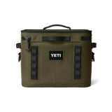 YETI Soft Cooler Hopper Flip 18 in Olive.