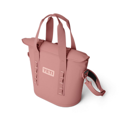 Hopper M15 Tote Soft Cooler in Sandstone Pink.