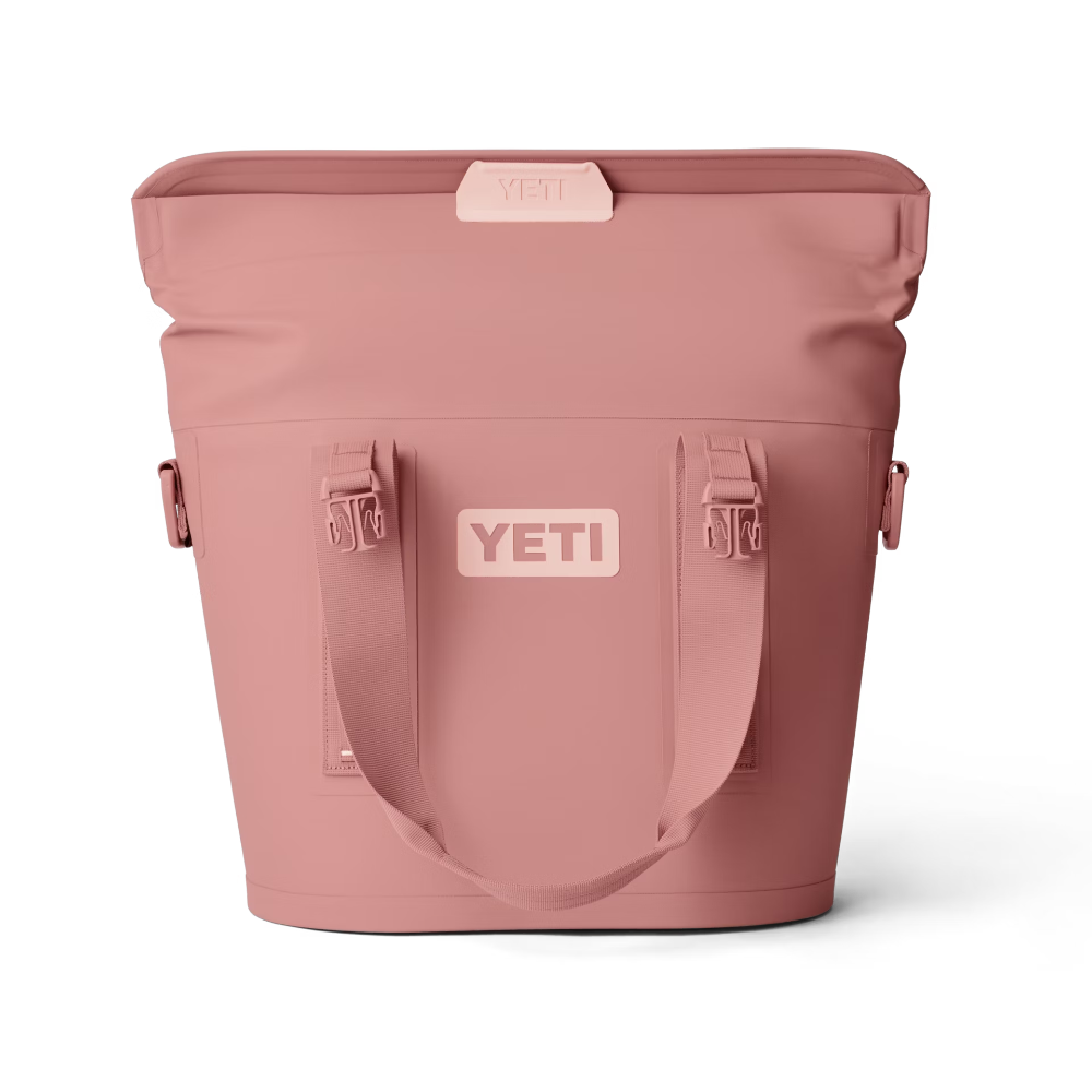 Hopper M15 Tote Soft Cooler in Sandstone Pink.