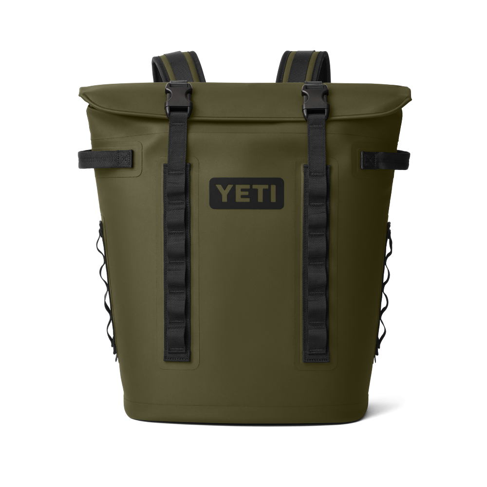 YETI M20 Backpack Soft Cooler in Olive.