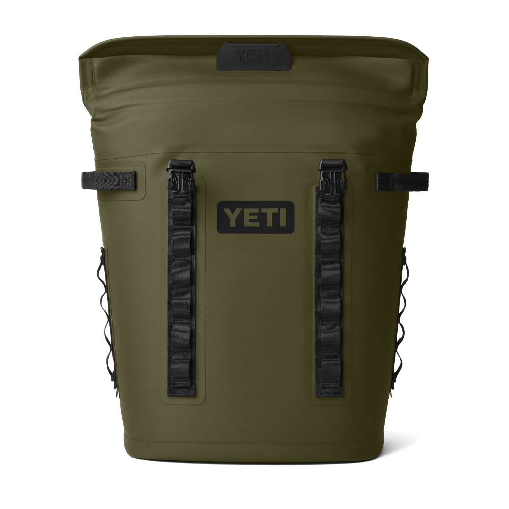 YETI M20 Backpack Soft Cooler in Olive.