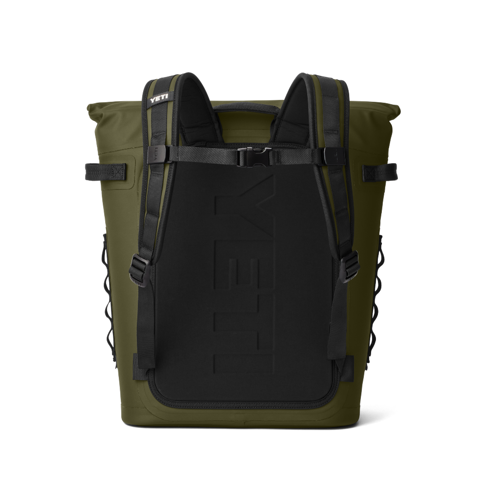 YETI M20 Backpack Soft Cooler in Olive.