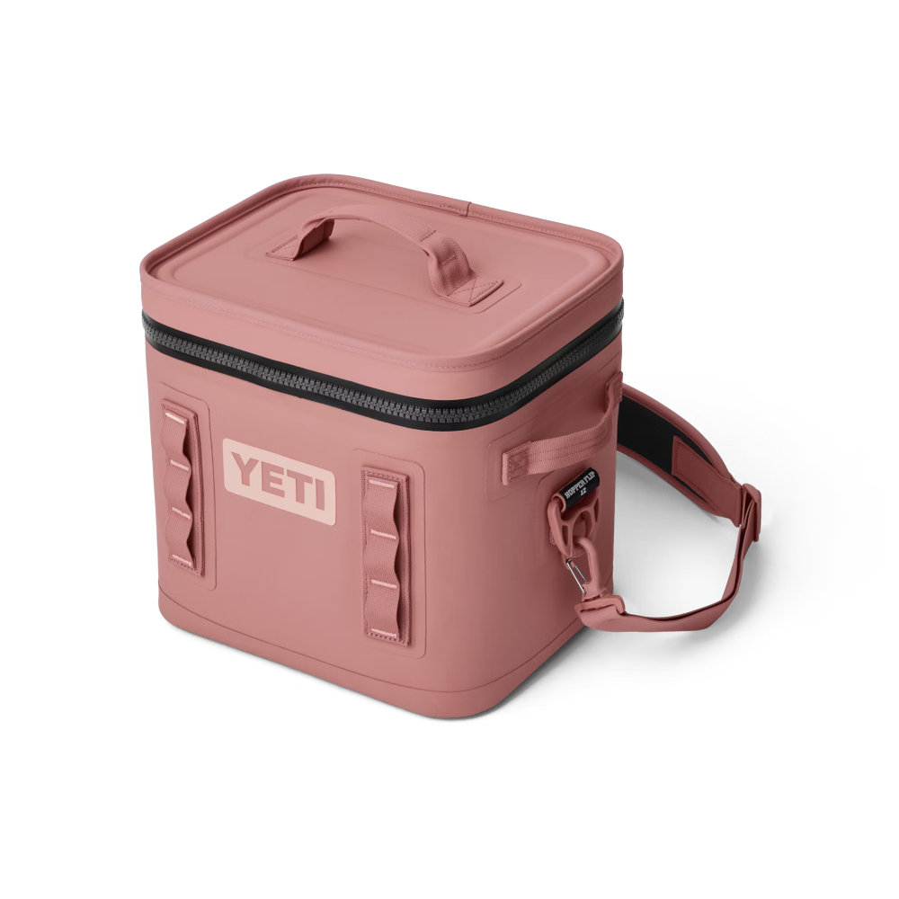 YETI HOPPER FLIP® 12 SOFT COOLER in Sandstone Pink.