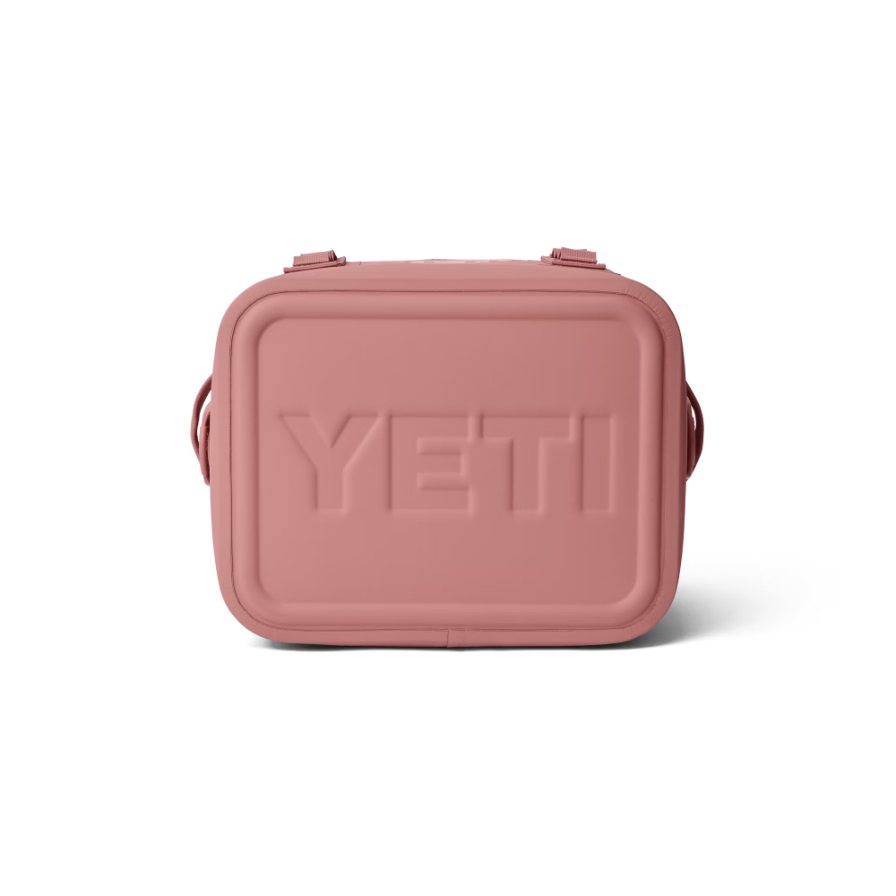 YETI HOPPER FLIP® 12 SOFT COOLER in Sandstone Pink.