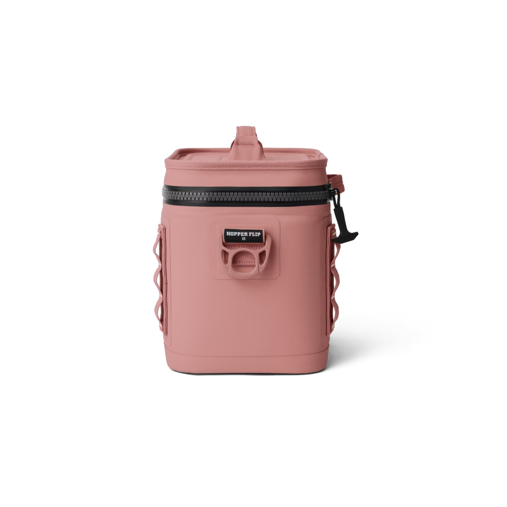 Hopper Flip 8 Soft Cooler in Sandstone Pink.