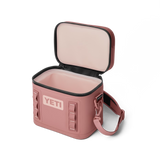 Hopper Flip 8 Soft Cooler in Sandstone Pink.