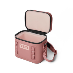 Hopper Flip 8 Soft Cooler in Sandstone Pink.