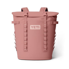 Hopper M20 Backpack Soft Cooler in Sandstone Pink.