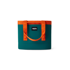 YETI Camino Carryall 35 2.0 Tote Bag in the color orange and teal, from YETI Crossover collection.