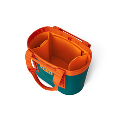 YETI Camino Carryall 35 2.0 Tote Bag in the color orange and teal, from YETI Crossover collection.