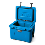 YETI Tundra 35 Hard Cooler in Big Wave Blue.