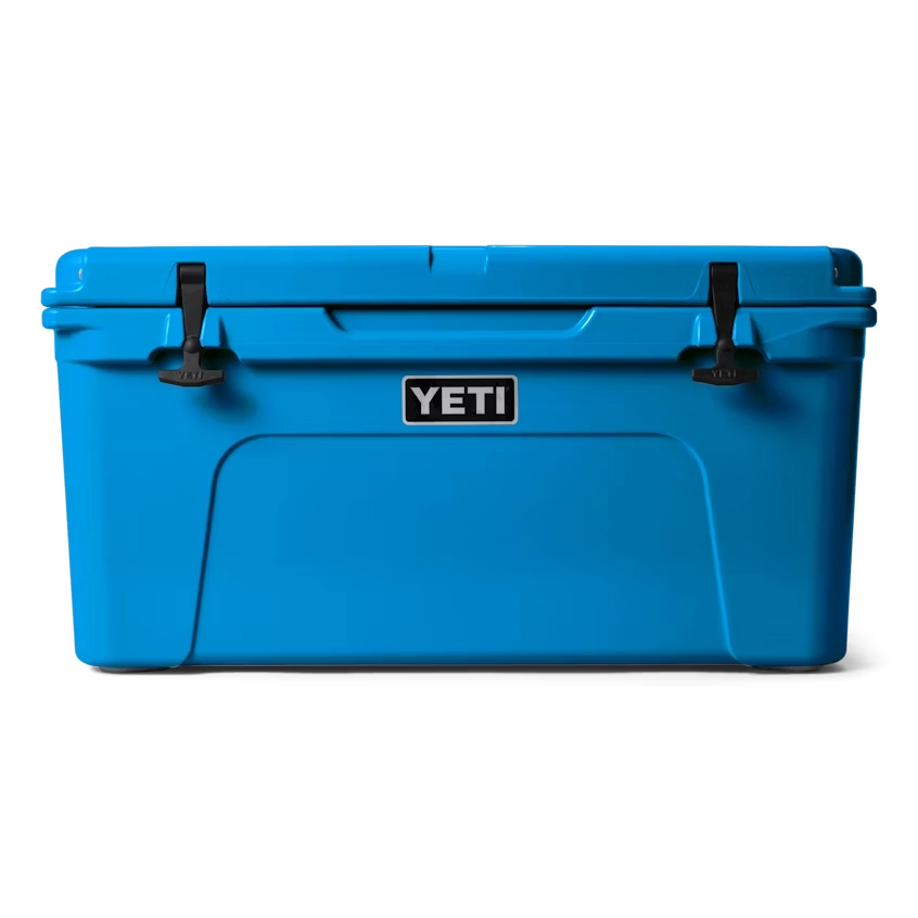 YETI Tundra 65 Hard Cooler in Big Wave Blue.