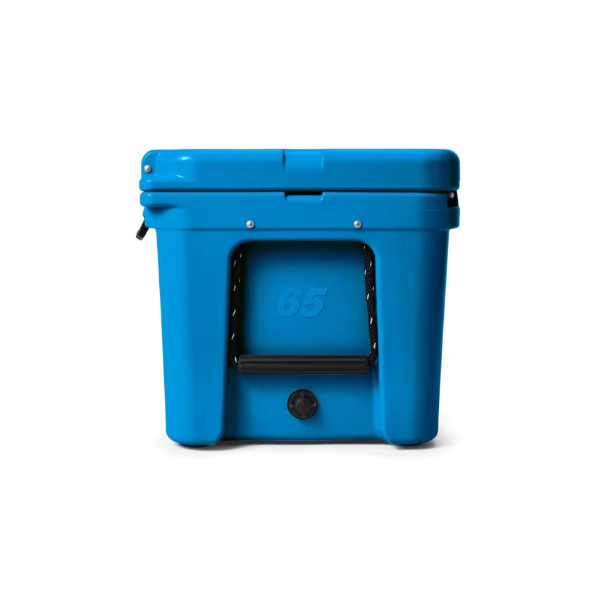 YETI Tundra 65 Hard Cooler in Big Wave Blue.