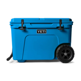 YETI Tundra Haul Wheeled Cooler in Big Wave Blue.