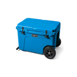 YETI Tundra Haul Wheeled Cooler in Big Wave Blue.