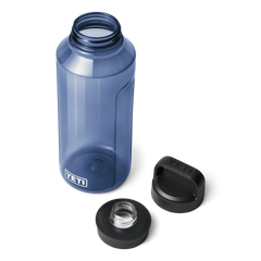 YETI Yonder Bottle in the color Navy. 50 oz BPA free water bottle.