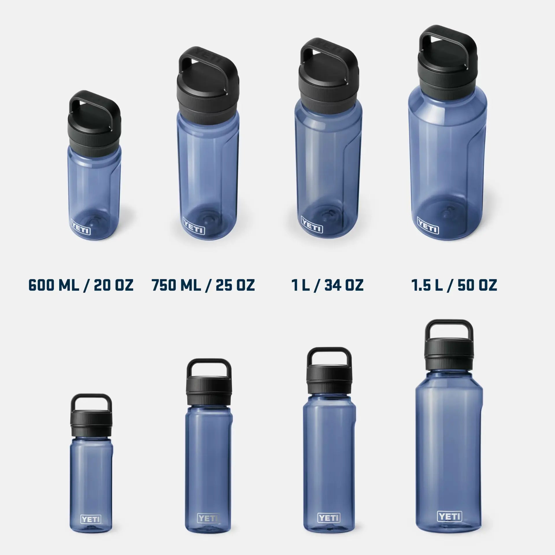 YETI Yonder Bottle Sizes.