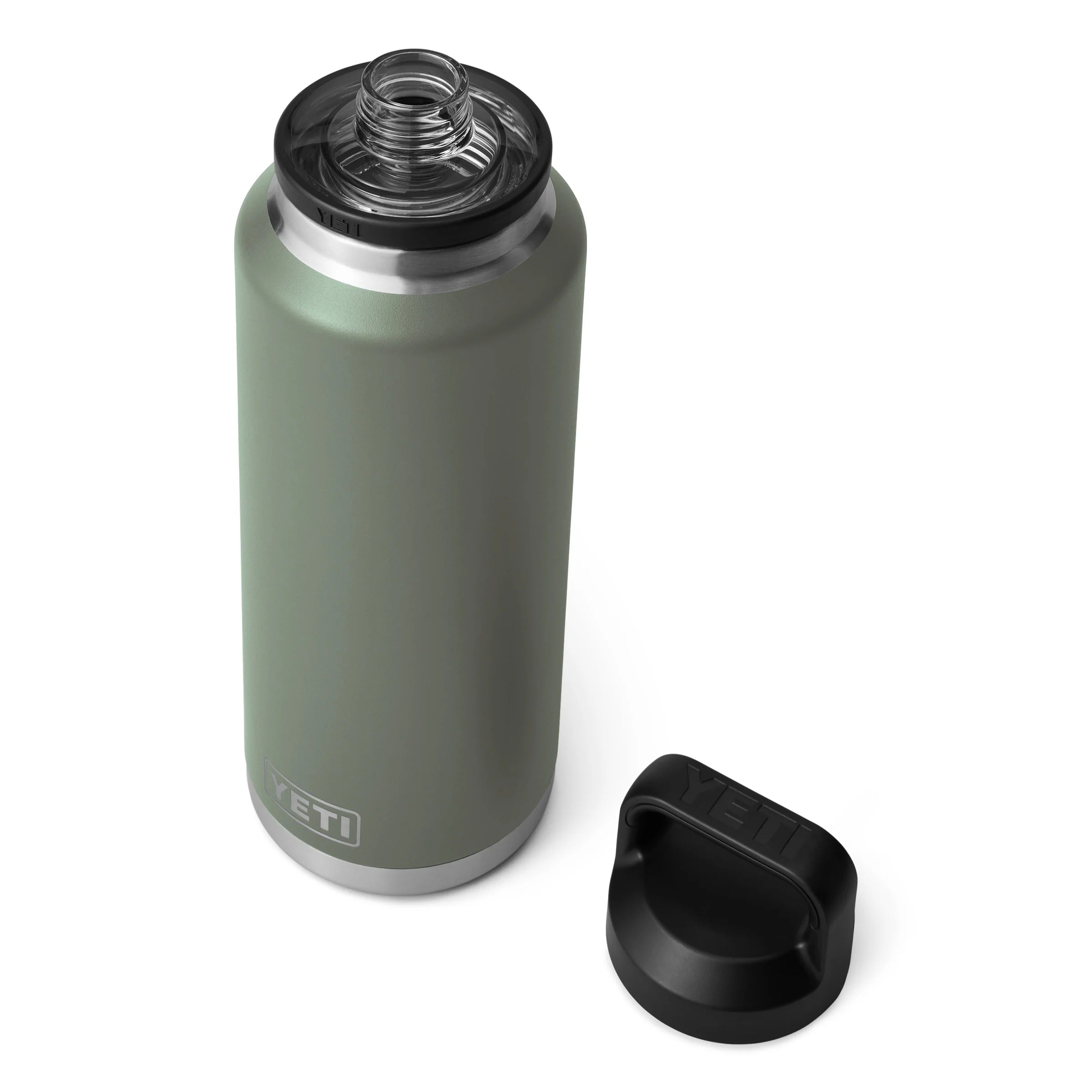 YETI Rambler 46 oz Bottle With Chug Cap - Camp Green