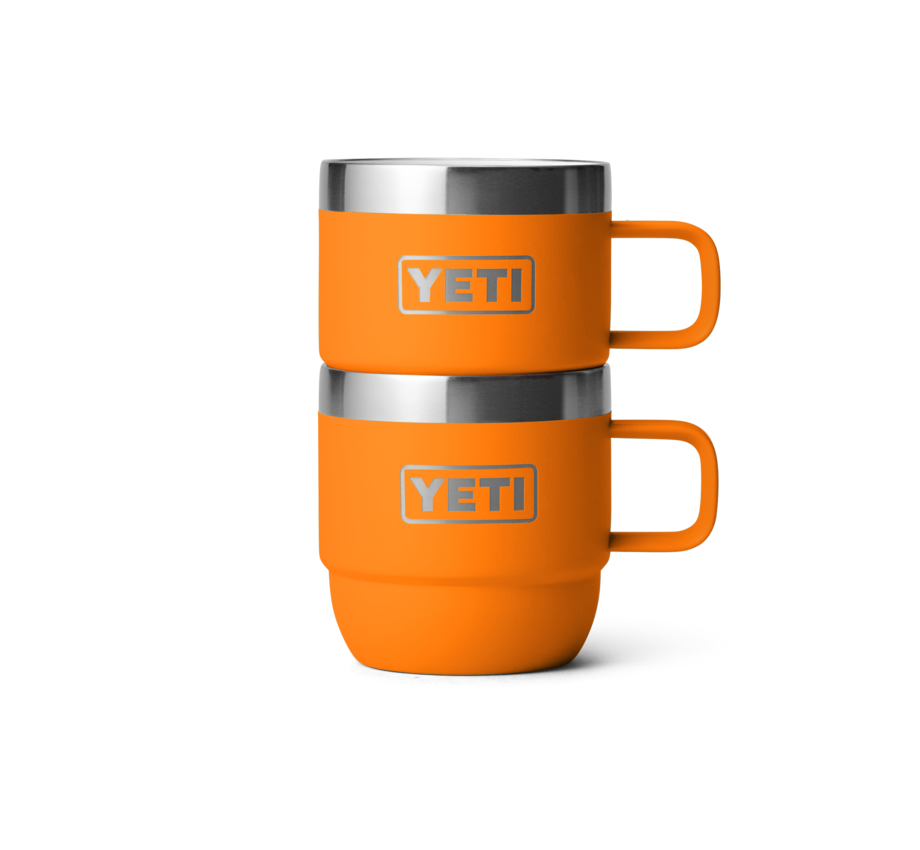 YETI Rambler 6 oz Mug (2 Pack) - King Crab Orange