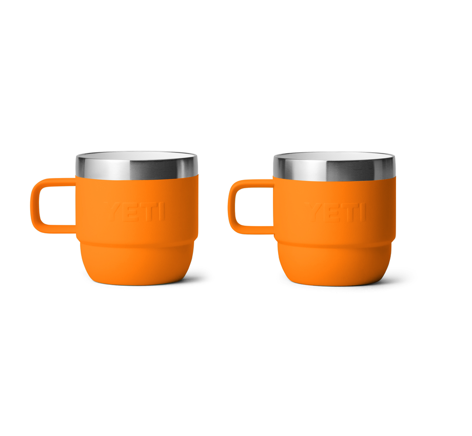 YETI Rambler 6 oz Mug (2 Pack) - King Crab Orange