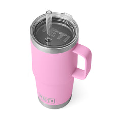 YETI Rambler 25 oz Straw Mug Power Pink