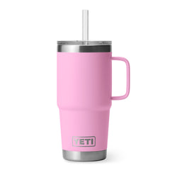 YETI Rambler 25 oz Straw Mug Power Pink