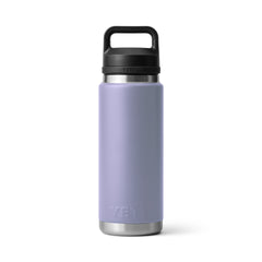 A YETI Rambler 26 oz Bottle with Chug Cap in Cosmic Lilac (purple).