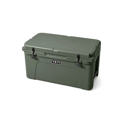 A YETI Tundra 65 Wheeled Cooler, in limited edition color: Camp Green.