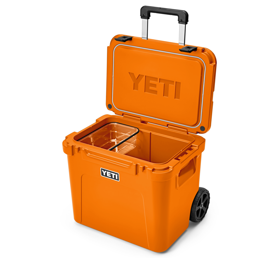 YETI Roadie 60 Wheeled Cooler - King Crab Orange