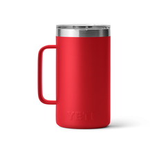 The 24oz Rambler Mug Rescue Red from Yeti is the one-stop-shop for your beverage needs. Keeps cold drinks cold and hot drinks hot for those long days (and nights). With 24 oz of capacity, it's the perfect companion for your next adventure!