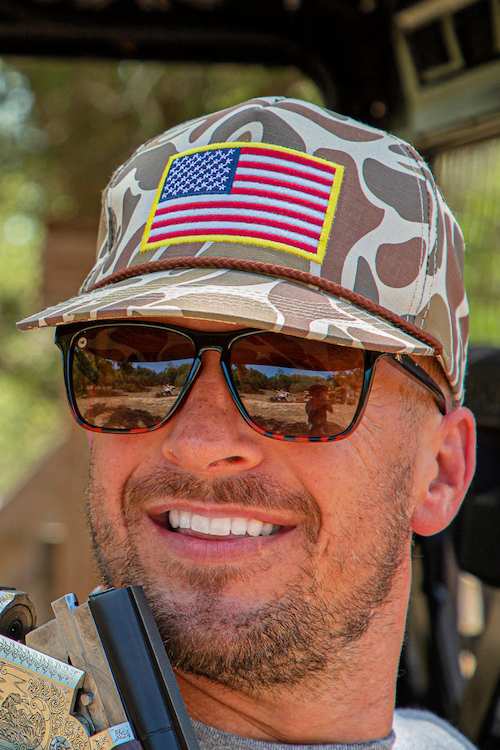 American Flag Camo Cap