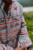 Long Sleeve Aztec Twill