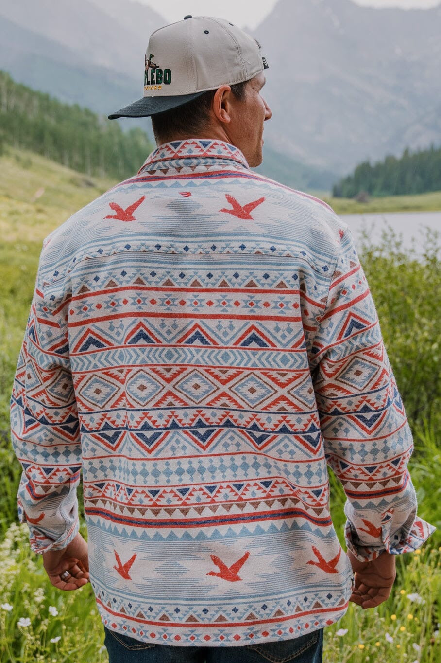 Long Sleeve Aztec Twill