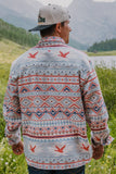 Long Sleeve Aztec Twill