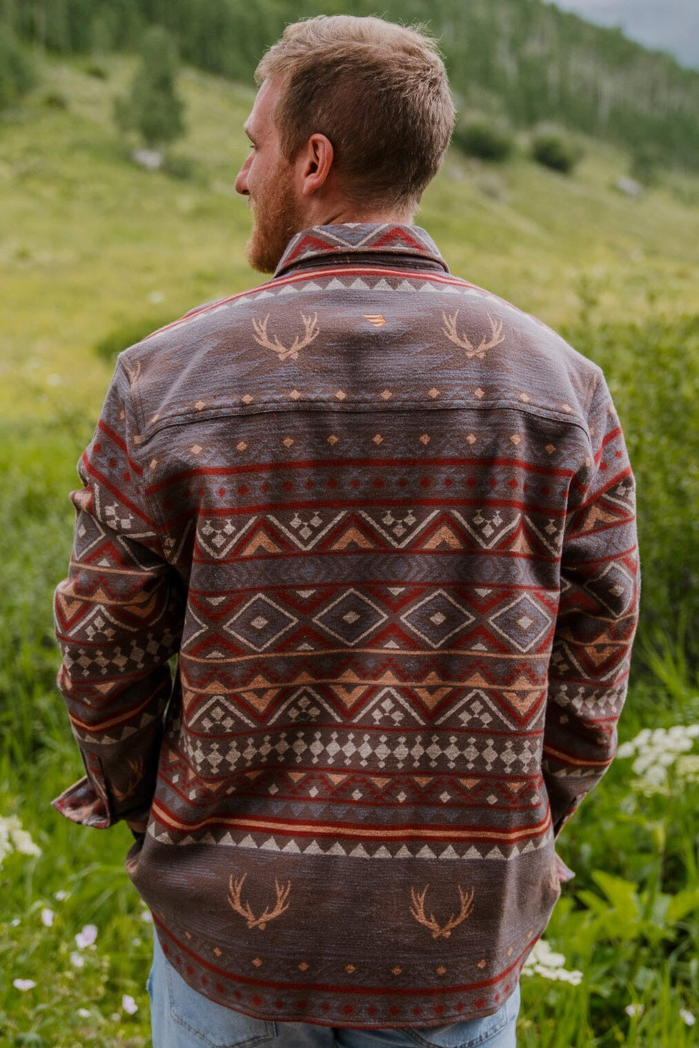 Long Sleeve Aztec Twill