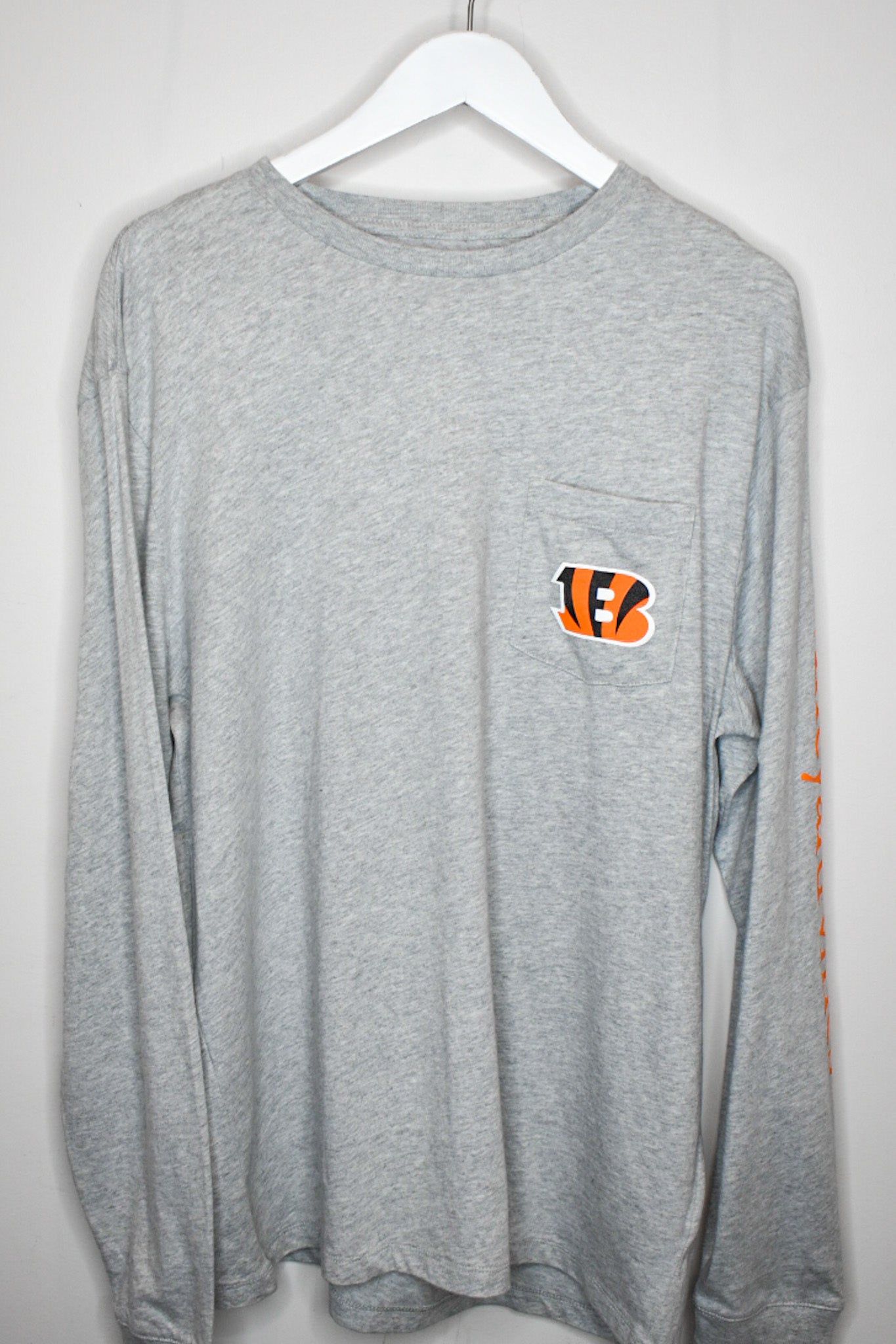 Cincinnati Bengals Vineyard Vines Whale Helmet Long Sleeve T-Shirt