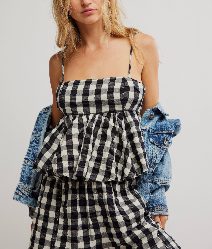 Mia Plaid Tank