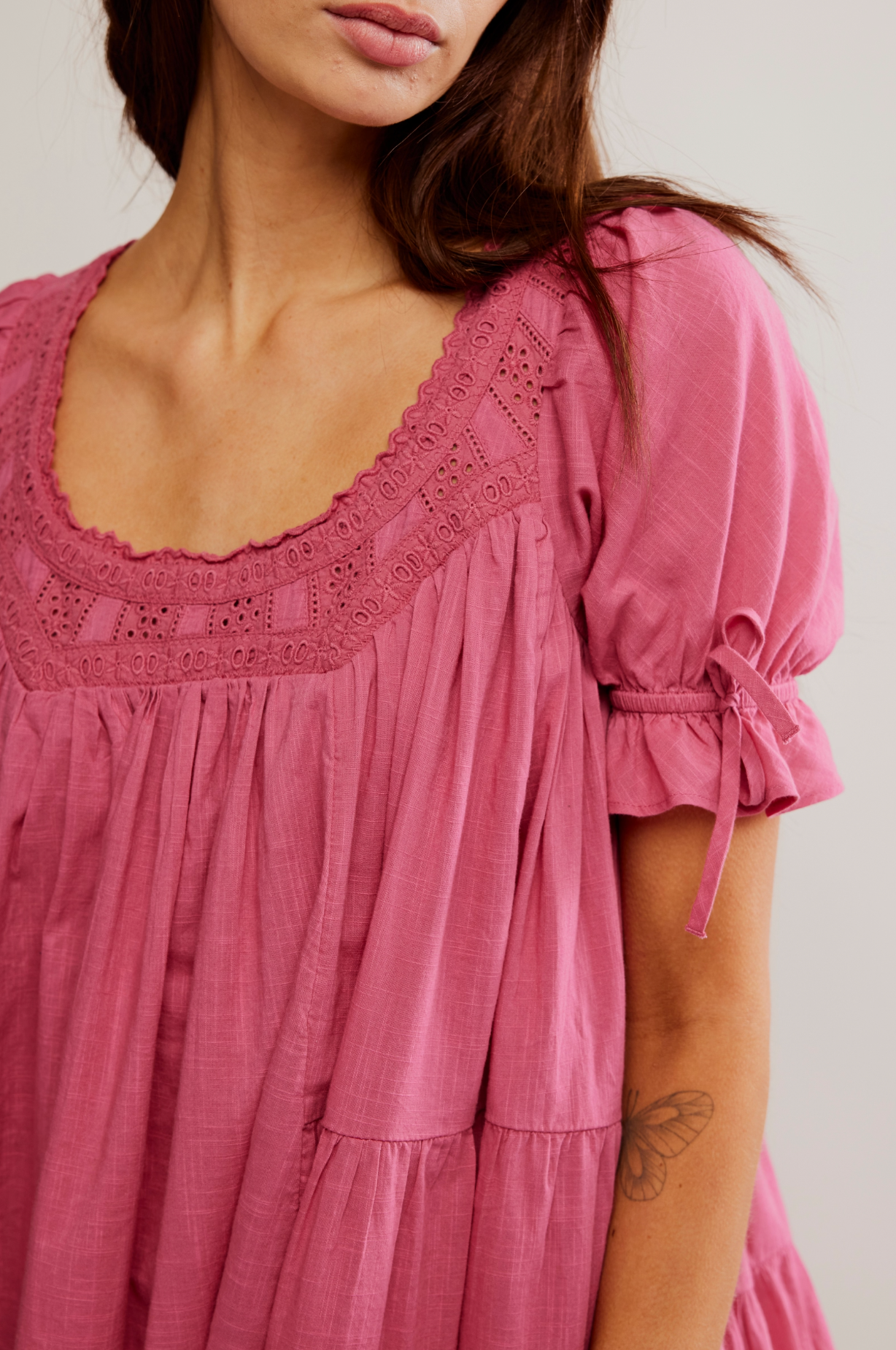Free People Sandy Shores Babydoll Dress Soothing Petal / Small Free People Sandy Shores Babydoll Dress Soothing Petal / Small
