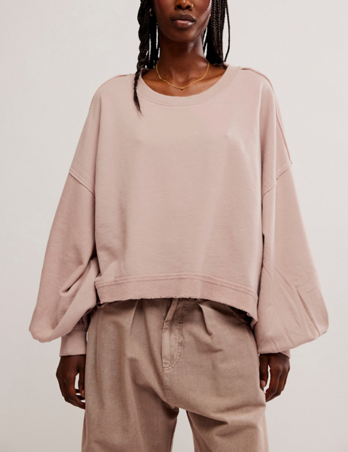 Free People Trish Sweatshirt | Cashmere