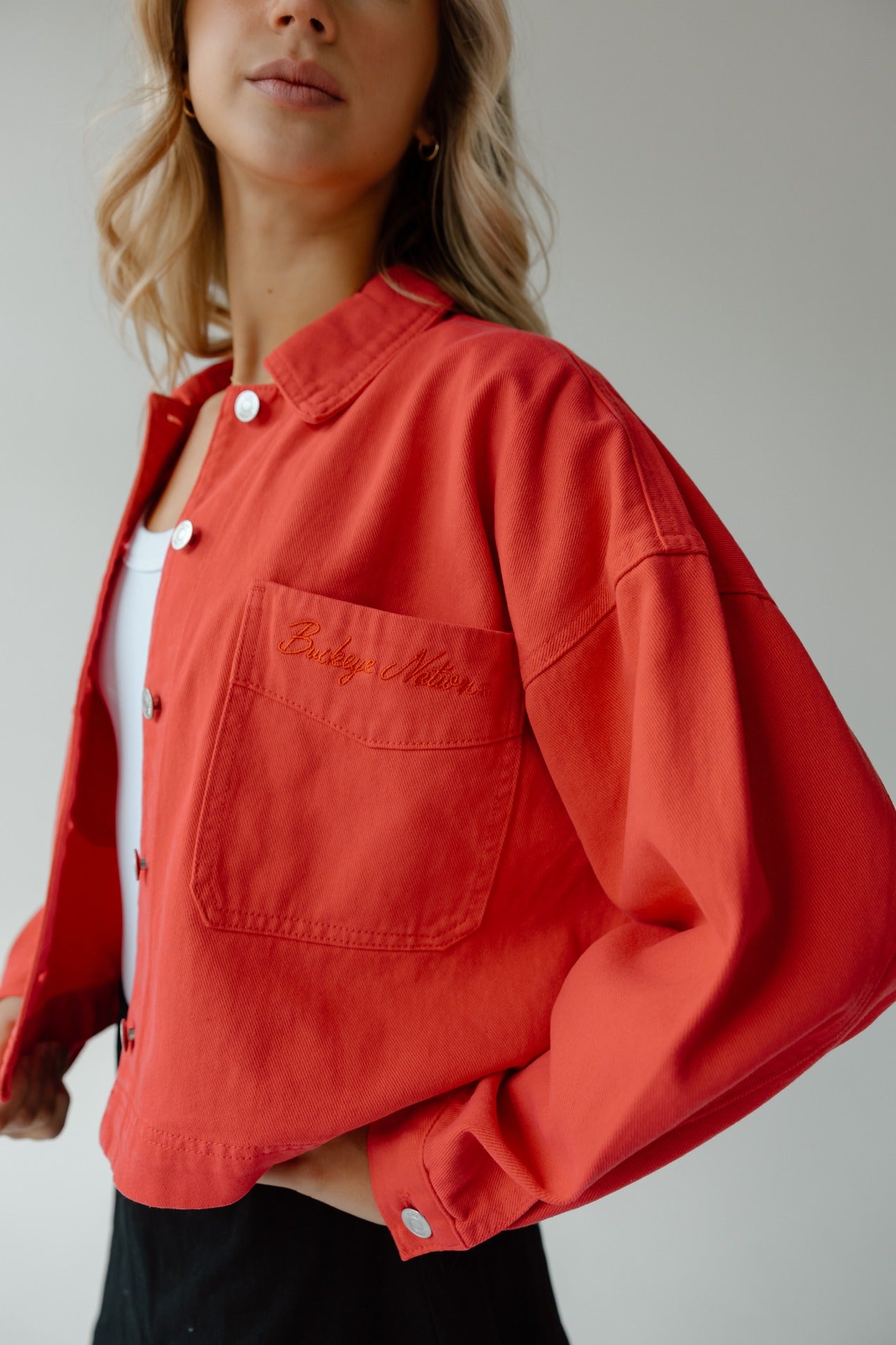 Ohio State Sanders Embriodered Canvas Jacket
