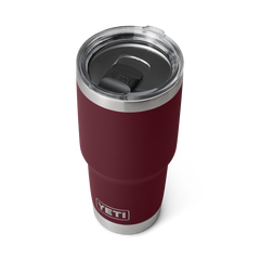 YETI Rambler 30 oz Tumbler with Magslider™ Lid in color Wild Vine Red.