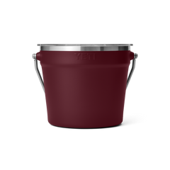 YETI Rambler Beverage Bucket in color Wild Vine Red.