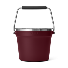 YETI Rambler Beverage Bucket in color Wild Vine Red.