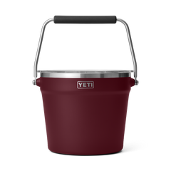 YETI Rambler Beverage Bucket in color Wild Vine Red.