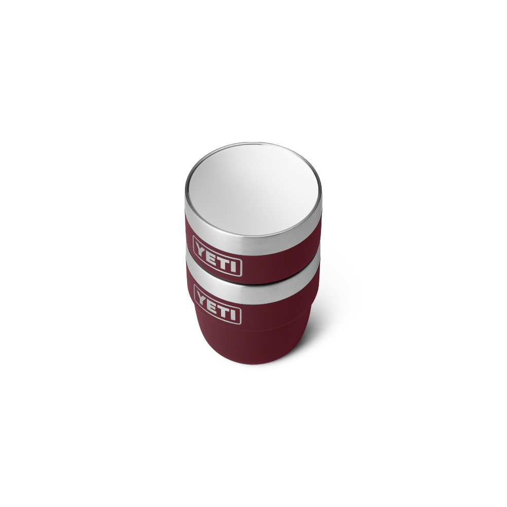 Rambler 4 oz Cups (2 Pack) in color Wild Vine Red.