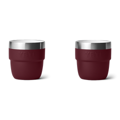 Rambler 4 oz Cups (2 Pack) in color Wild Vine Red.